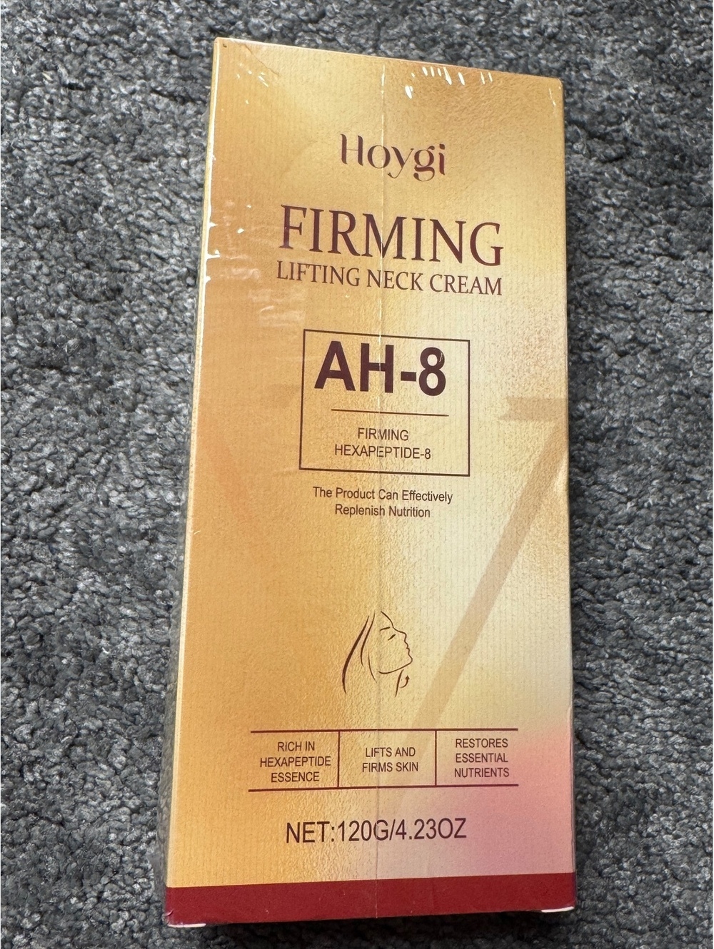 HOYGI AH-8 Firming Lifting Neck Cream Hexapeptide-8 Roller 120g 4.23oz New